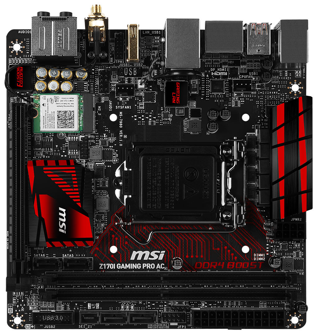 MSI Z170i Gaming Pro AC 1